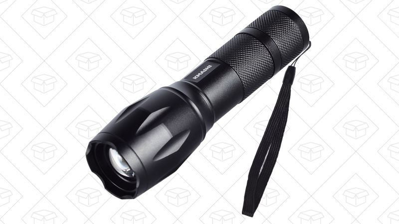 Linterna KMASHI Cree T6, $8 con cĂłdigo NDJ9SWWI